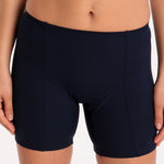 Halocline Womens Sport Swim Shorts Longer Leg - Navy