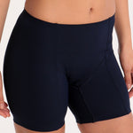 Halocline Womens Sport Swim Shorts Longer Leg - Navy