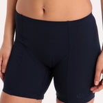 Halocline Womens Sport Swim Shorts Longer Leg - Navy