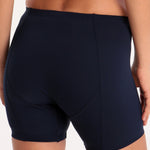 Halocline Womens Sport Swim Shorts Longer Leg - Navy