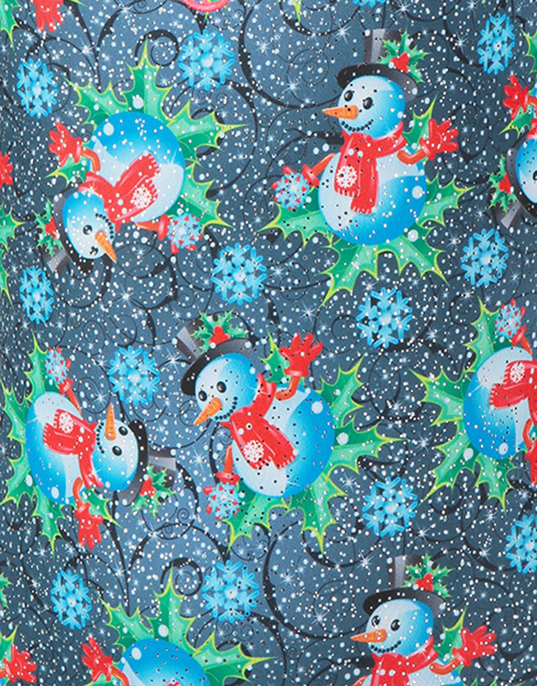Halocline Girls Snowman Sparkle Swimsuit
