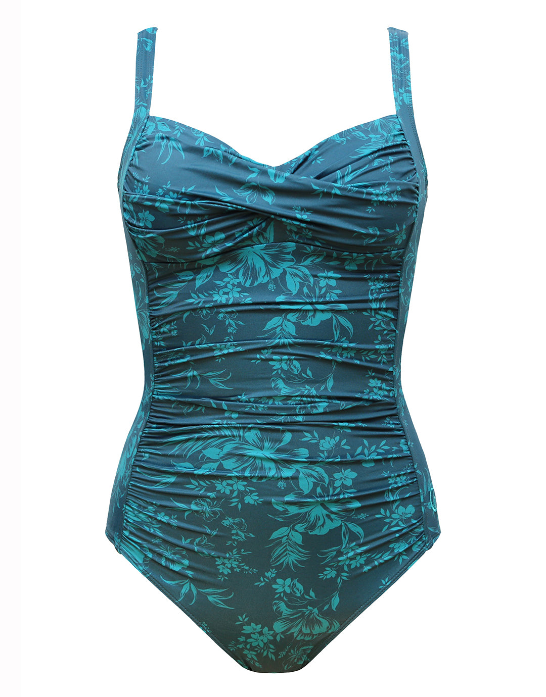 Lucille Longer Length Swimsuit - Evergreen Blooms#N##N# – Halocline ...