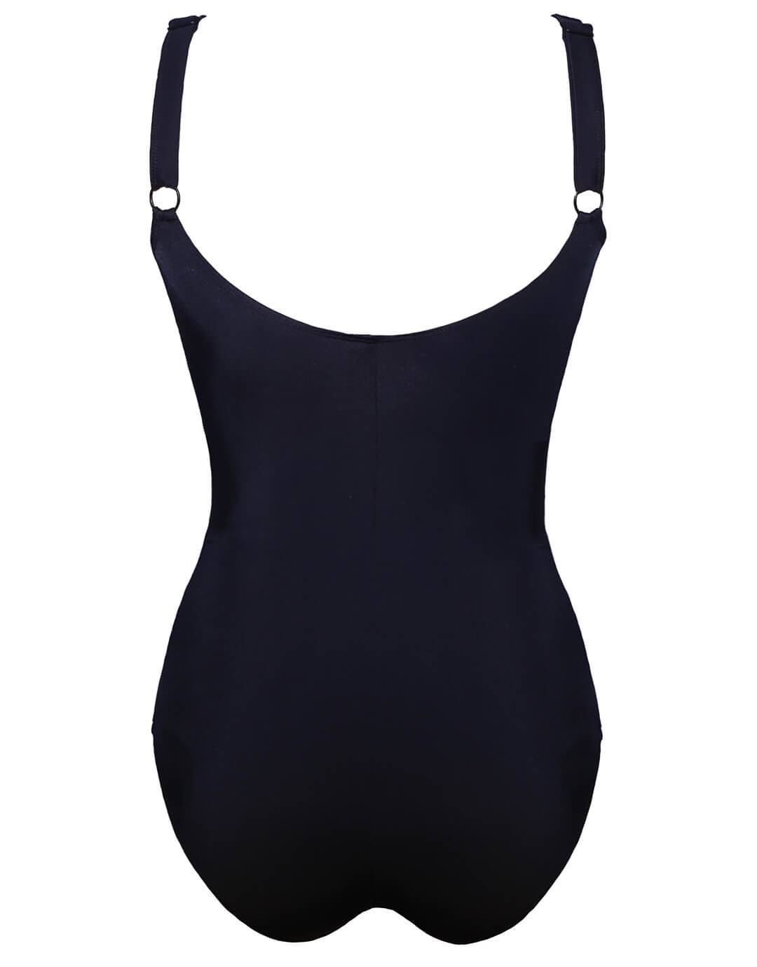 Lucille Longer Length Swimsuit - Black and Leopard