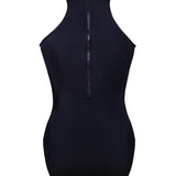 Sleek Longer Length Swimsuit - Black