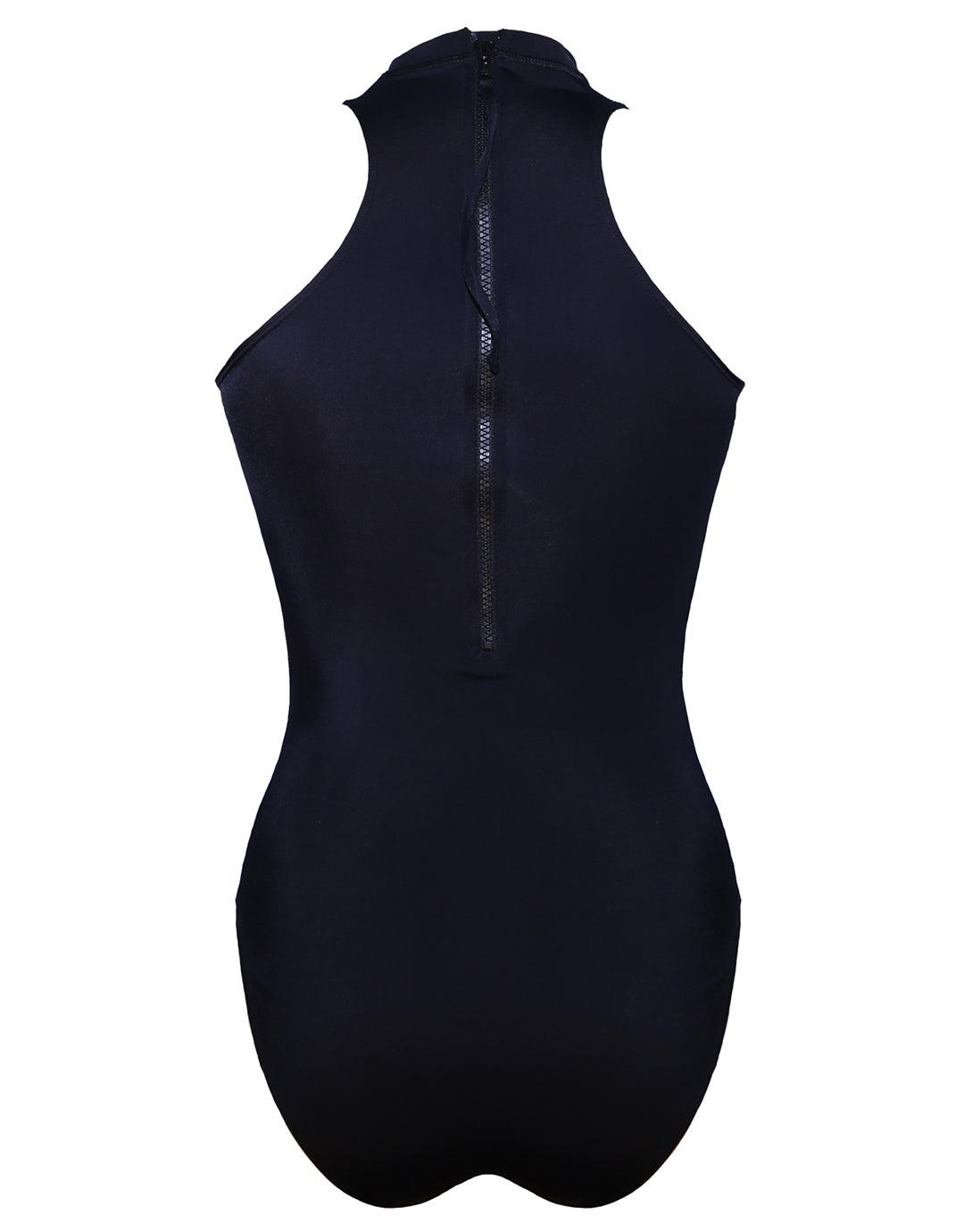 Sleek Longer Length Swimsuit - Black