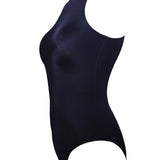 Sleek Longer Length Swimsuit - Black