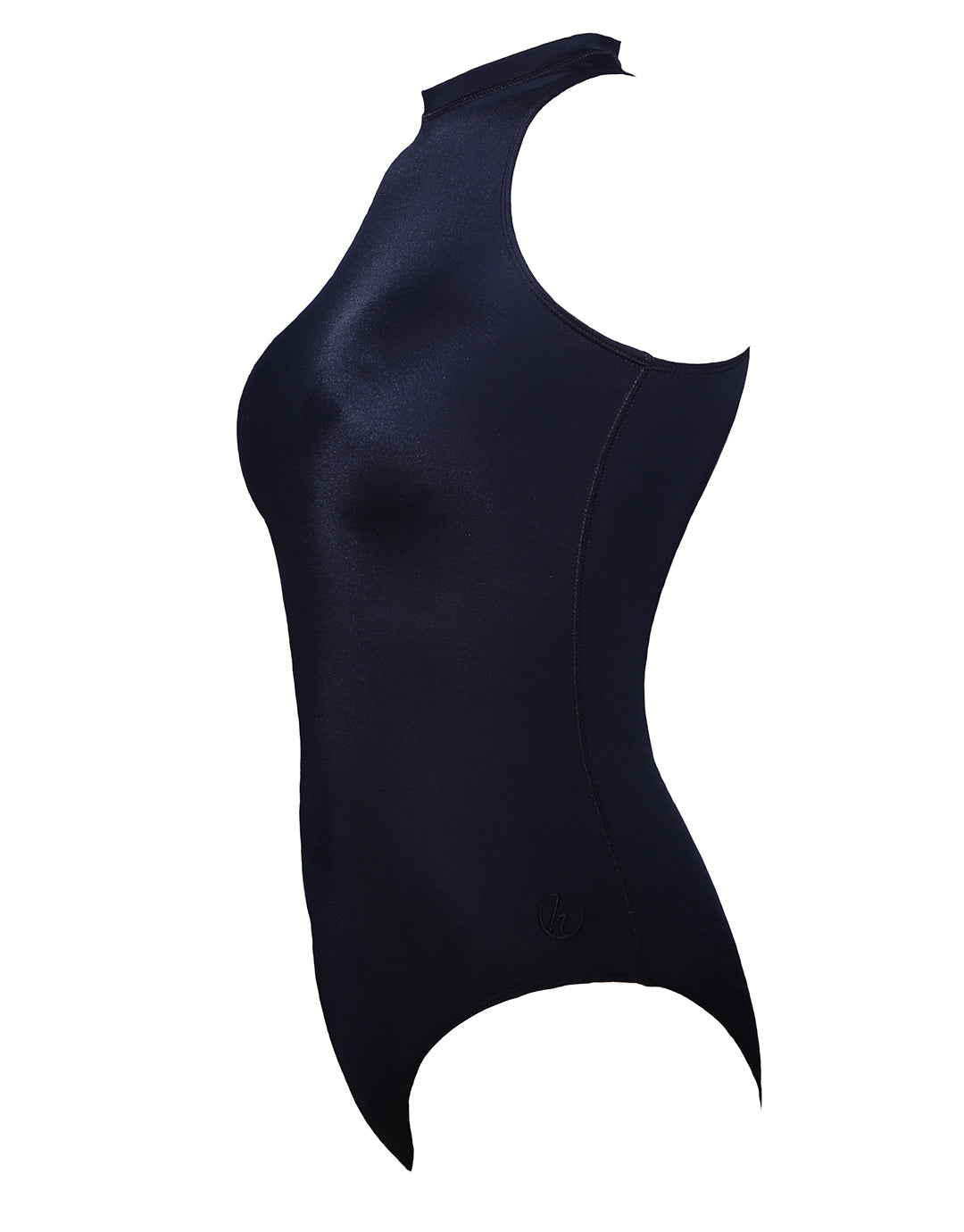 Sleek Longer Length Swimsuit - Black