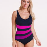 Halocline Iris Longer Length Swimsuit - Pink Ombre