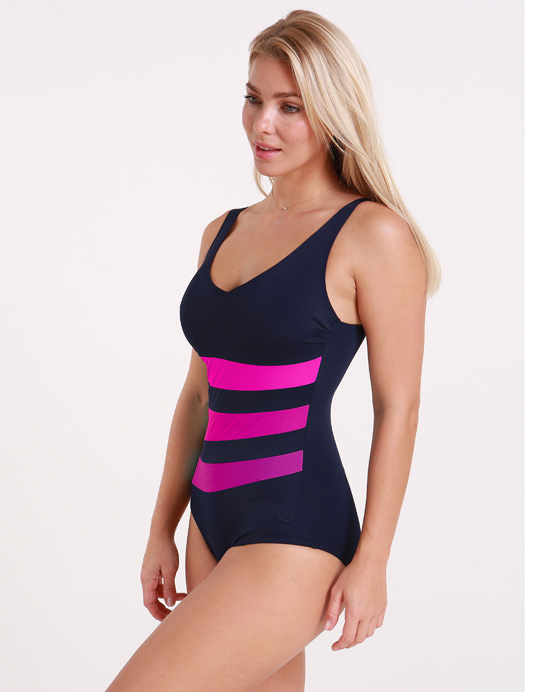 Halocline Iris Longer Length Swimsuit - Pink Ombre