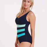Halocline Iris Longer Length Swimsuit - Blue Ombre