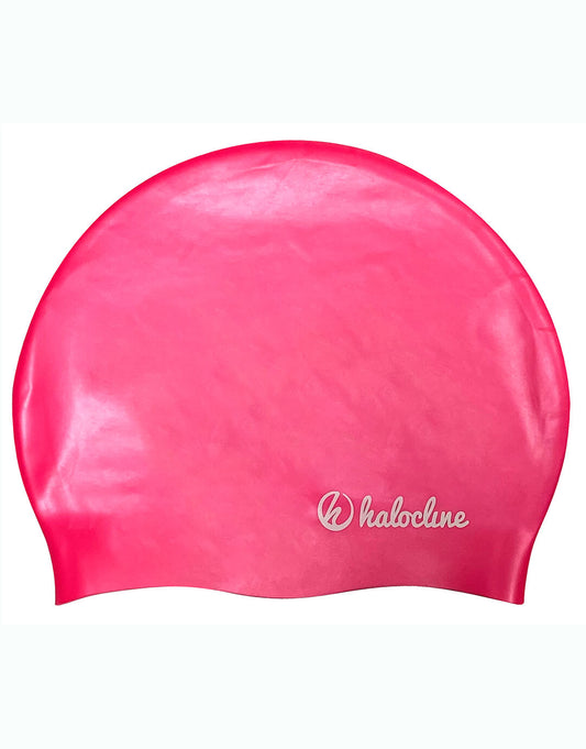 Long Hair Swim Cap - Fuchsia