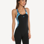 Halocline Abstract Kneesuit - Black and Blue