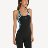 Halocline Abstract Kneesuit - Black and Blue
