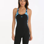 Halocline Abstract Kneesuit - Black and Blue