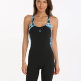 Halocline Abstract Kneesuit - Black and Blue
