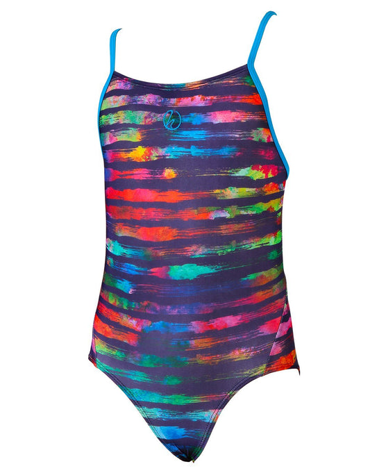 Halocline Girls Paint Party Swimsuit