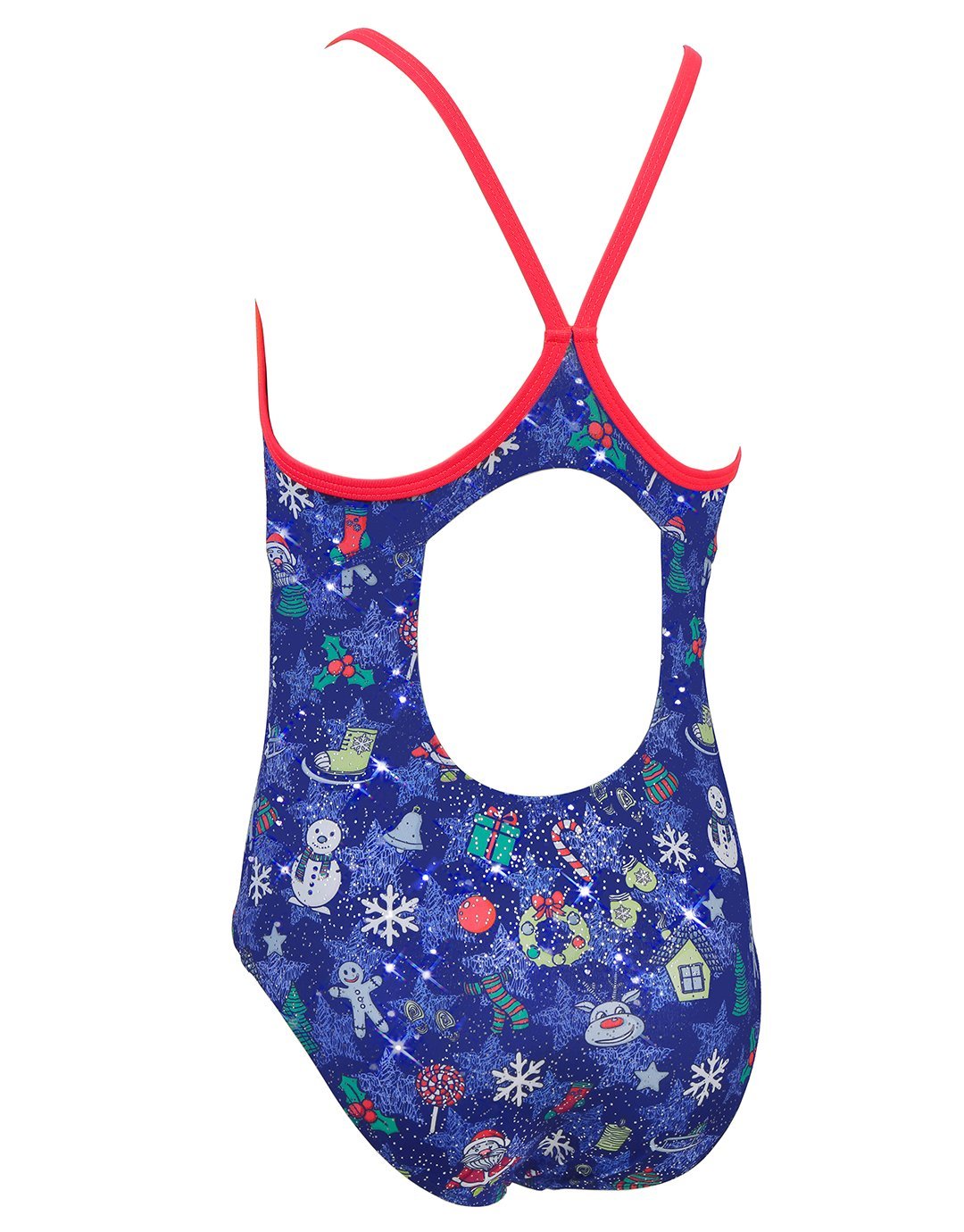 Halocline Girls Santa Sparkle Swimsuit