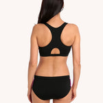 Halocline Sport Racer Two Piece - Black and Violet
