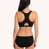 Halocline Sport Racer Two Piece - Black and Violet